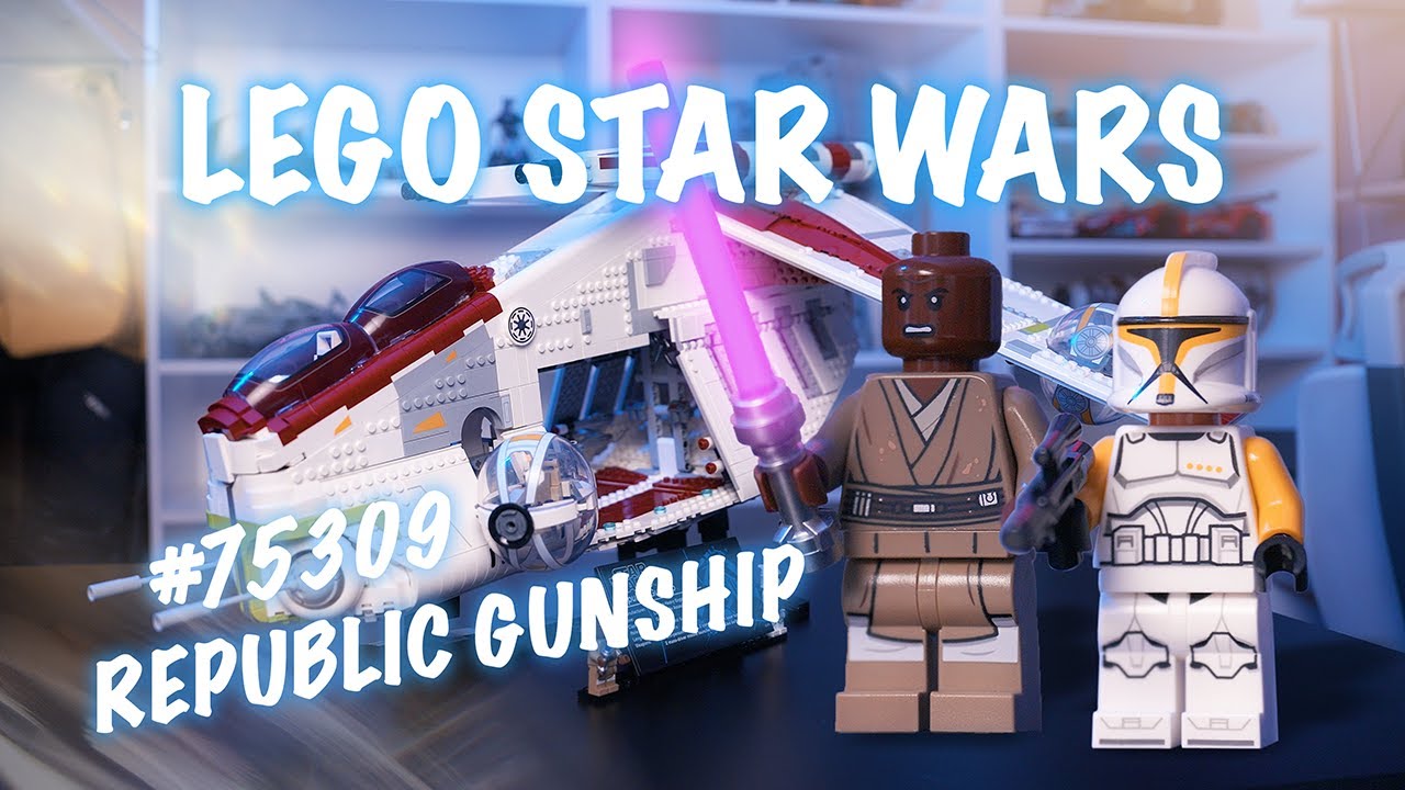 LEGO Star Wars UCS Republic Gunship 75309 | 3292 pcs Speed Build 4K