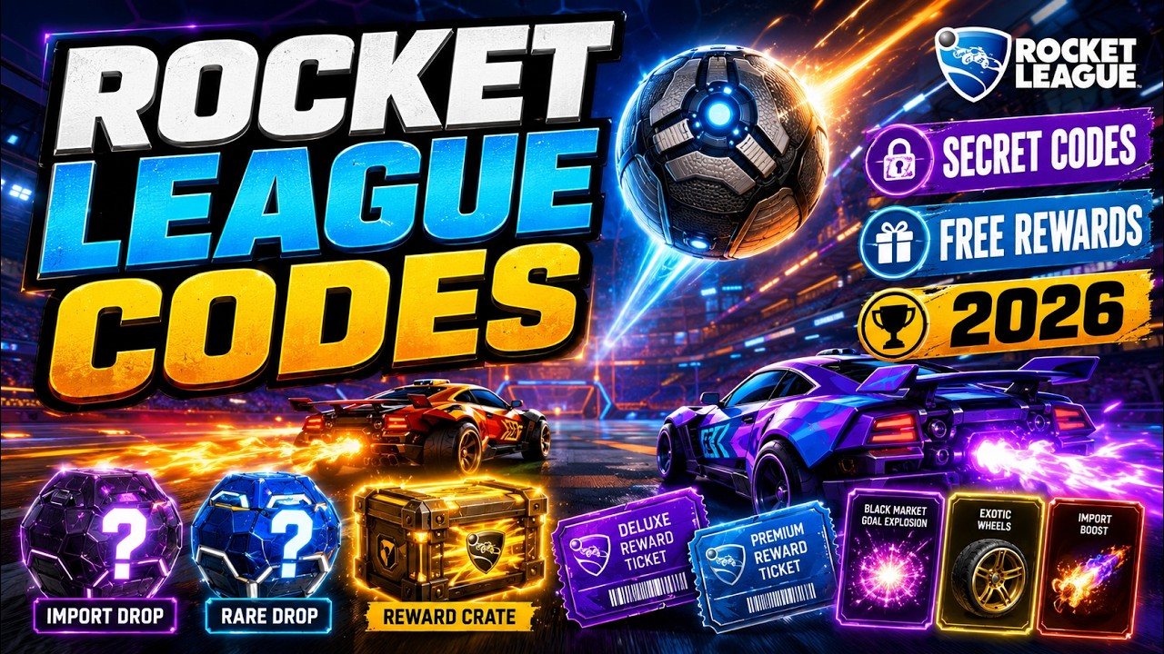 Rocket League Codes 🔥 Secret Codes for Free Rewards 2026