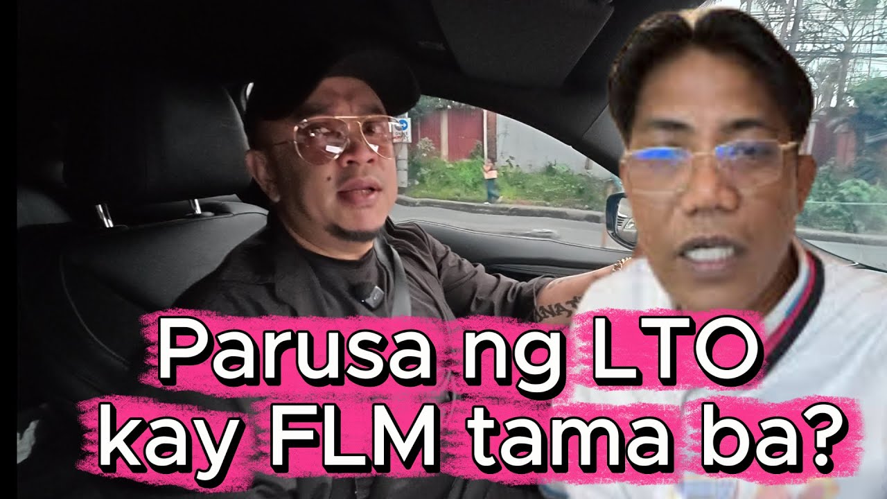 Parusa ng LTO KAY FLM NORMAN MANGUSIN tama lang ba?