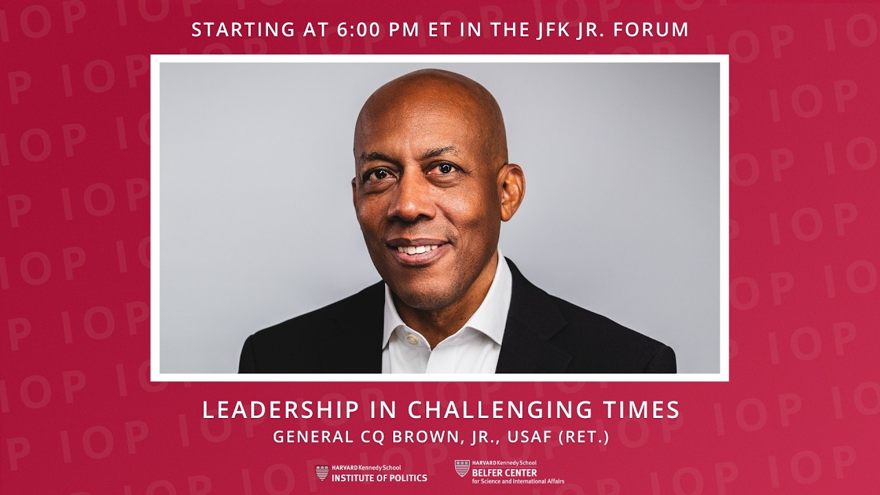 Leadership in Challenging Times ft. General CQ Brown, Jr., USAF (Ret.)