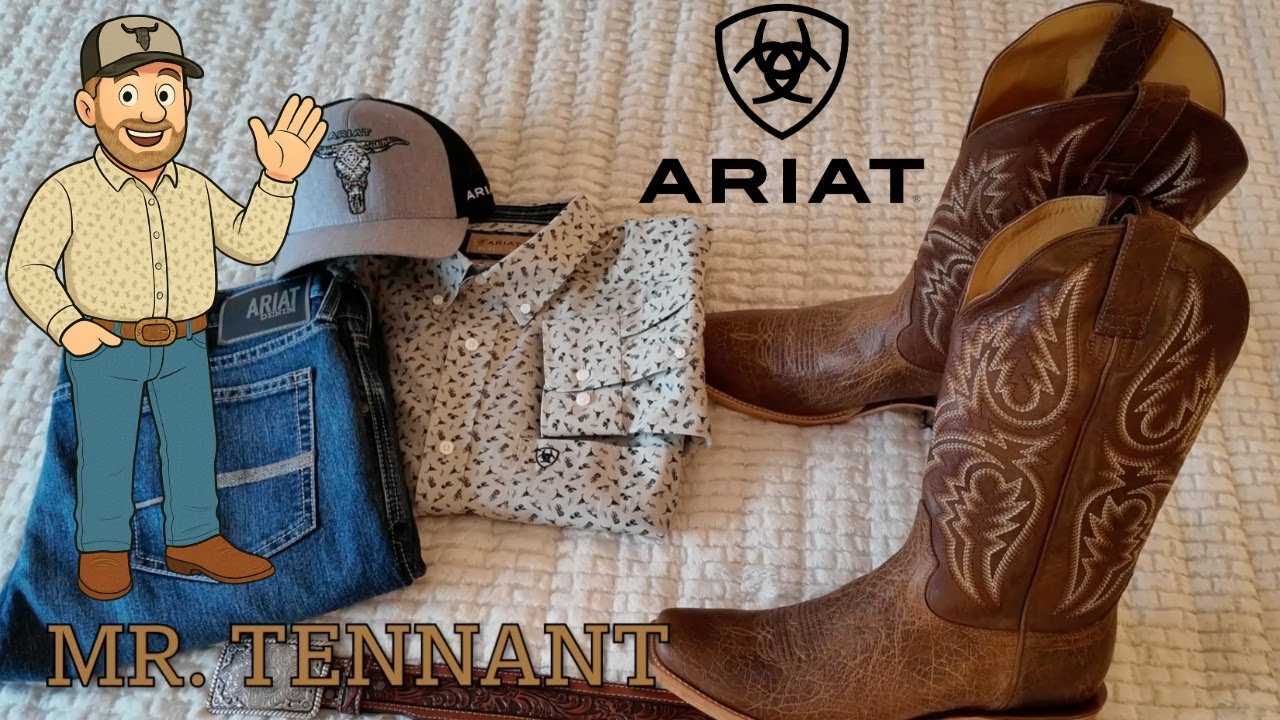 Ariat Futurity Platinum Cowboy Boot Outfit