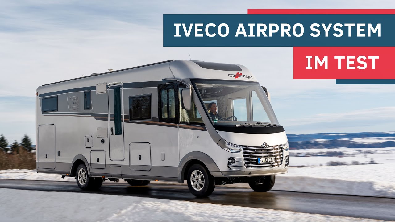 Probefahrt EXTREM! ❄️ Carthago Wohnmobile mit Iveco AirPro System auf der ATC Teststrecke