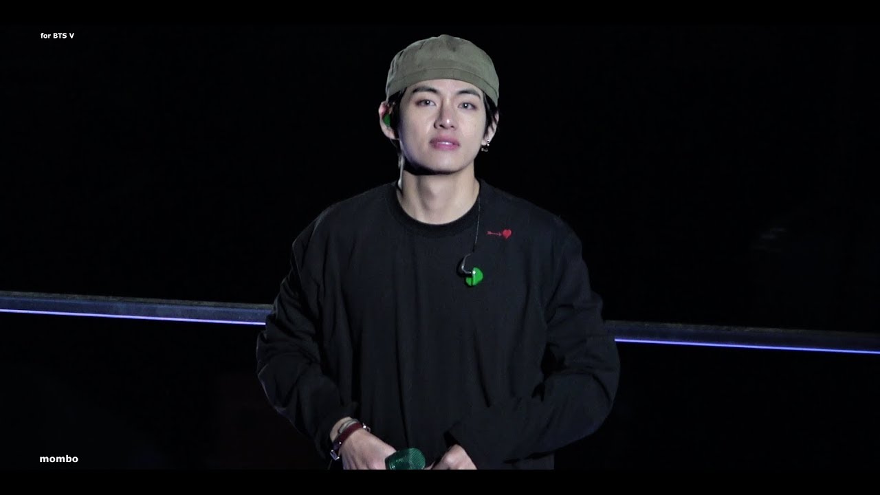 4k 191026 SEOUL SPEAK YOURSELF THE FINAL - 엔딩 인사 방탄소년단 뷔 FOCUS (BTS V)