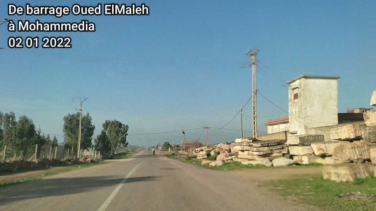 Du barrage Oued El Maleh à Mohammedia 02 01 2022