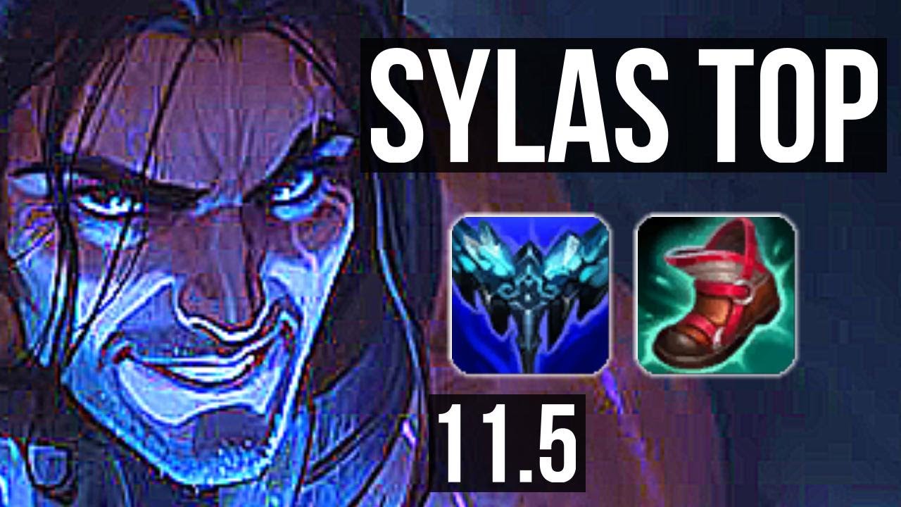 SYLAS vs SHEN (TOP) | 72% winrate, 3/1/9 | EUW Grandmaster | v11.5