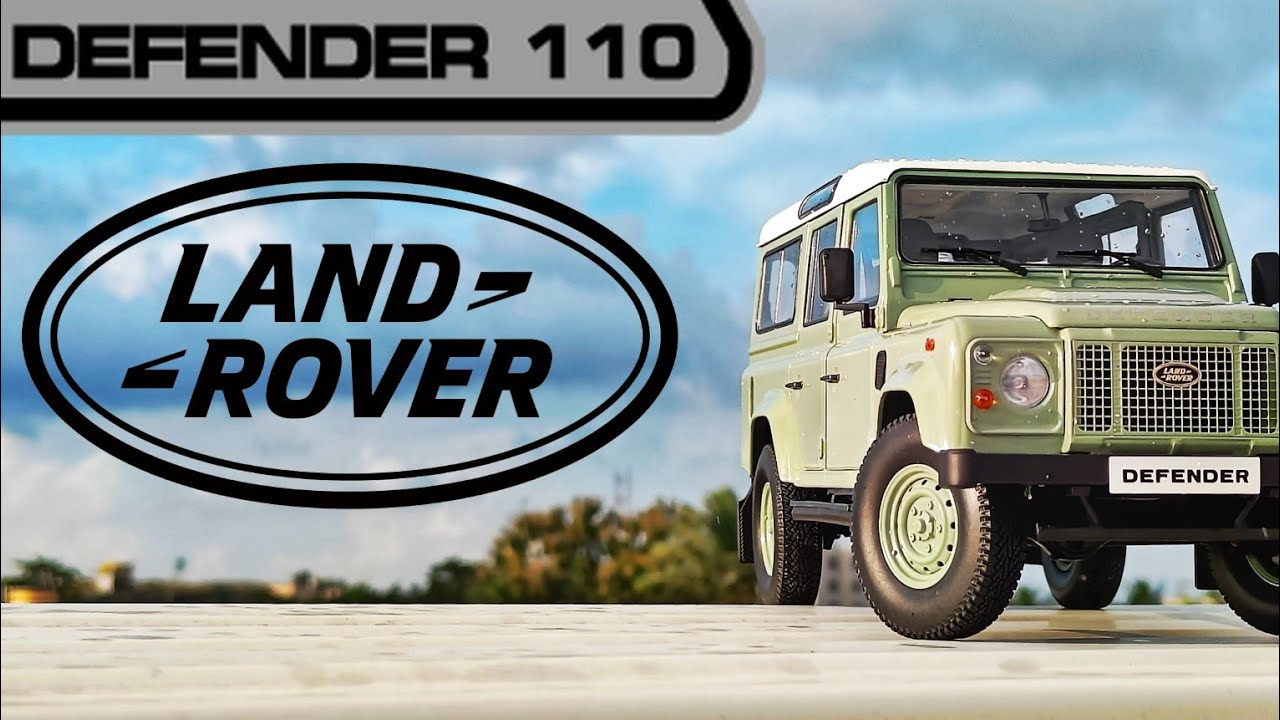 Review & Unboxing of Land Rover Defender 110 Off Road SUV | Real Model | Diecast 1:18 Scale | 4K