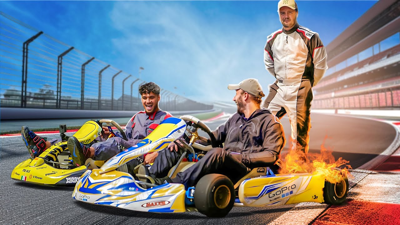 LE KARTING DE SYLVAIN PREND FEU !