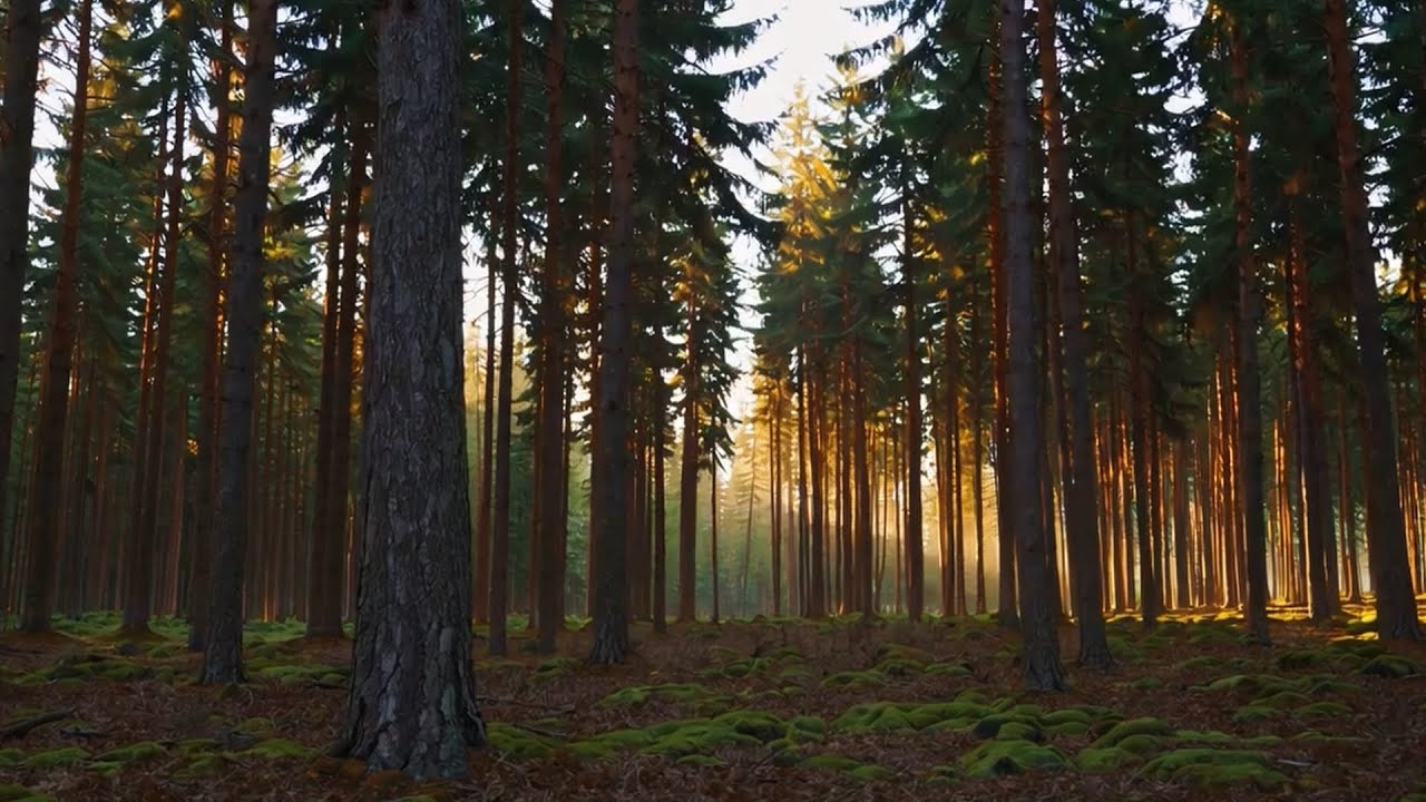 Fall Asleep to Peaceful Piano & Forest Ambience