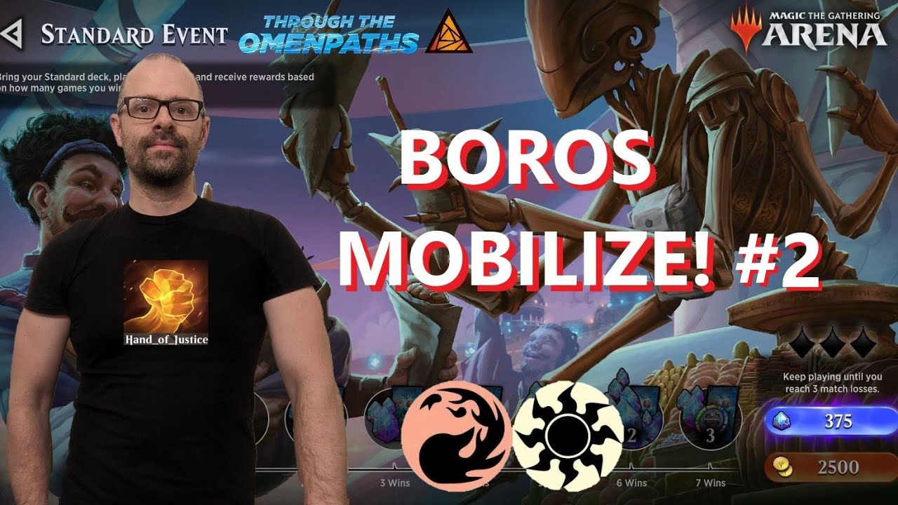 Boros Mobilize!🔥☀️Bo1 Standard Constructed Event #2🔥☀️[MTG Arena] OM1 - Through the Omenpaths