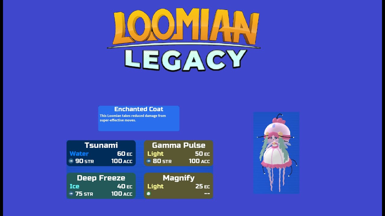 Jellusa is Extremely Bulky. Loomian Legacy PVP.