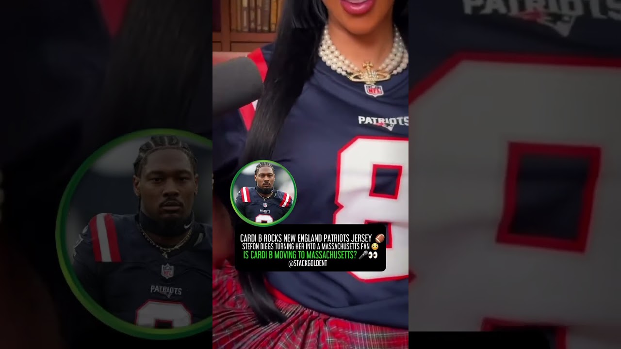 @cardib  becoming a mass fans ⁉️👀😳 #cardib #boston #newenglandpatriots #bostonhiphop