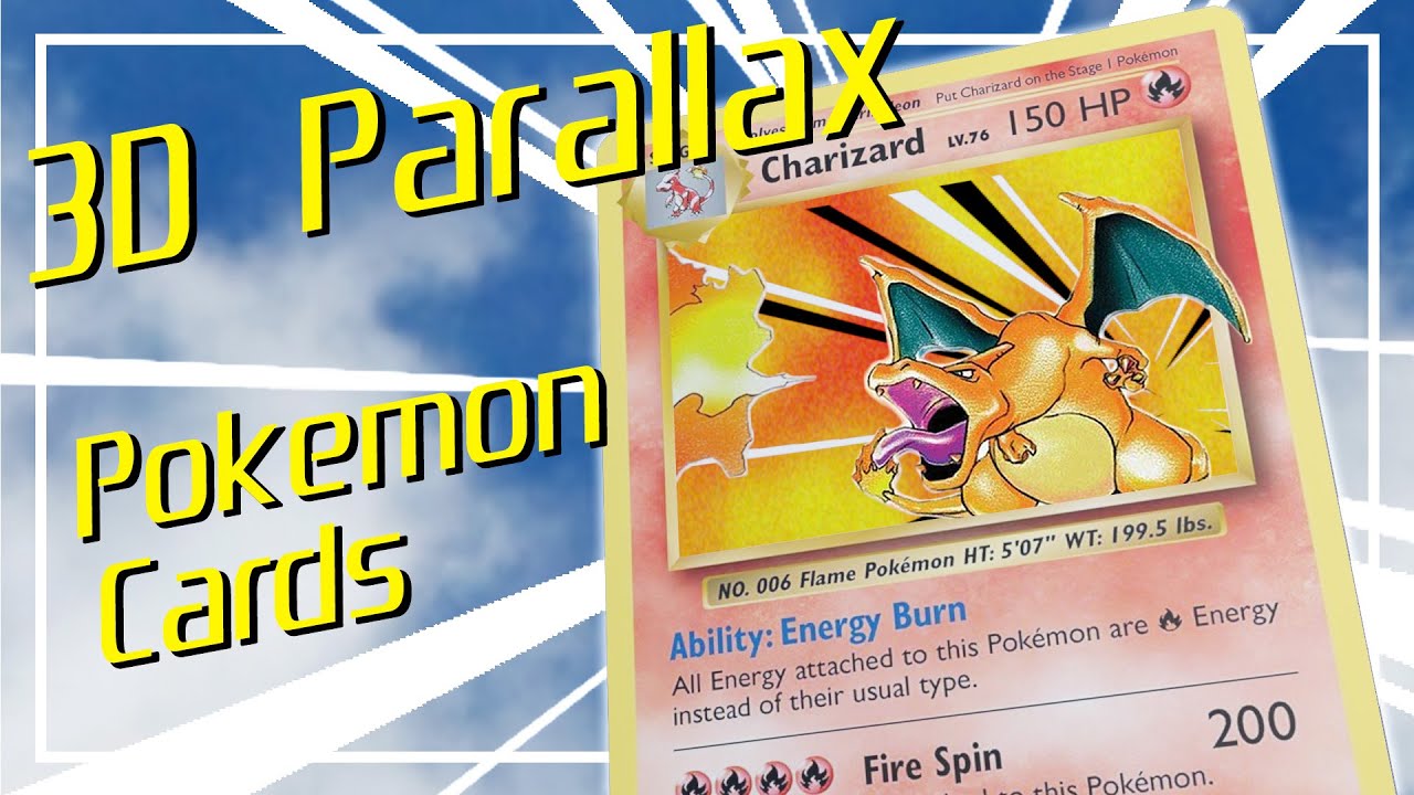 PARALLAX 3D Pokemon Cards | Blender Beginner Tutorial