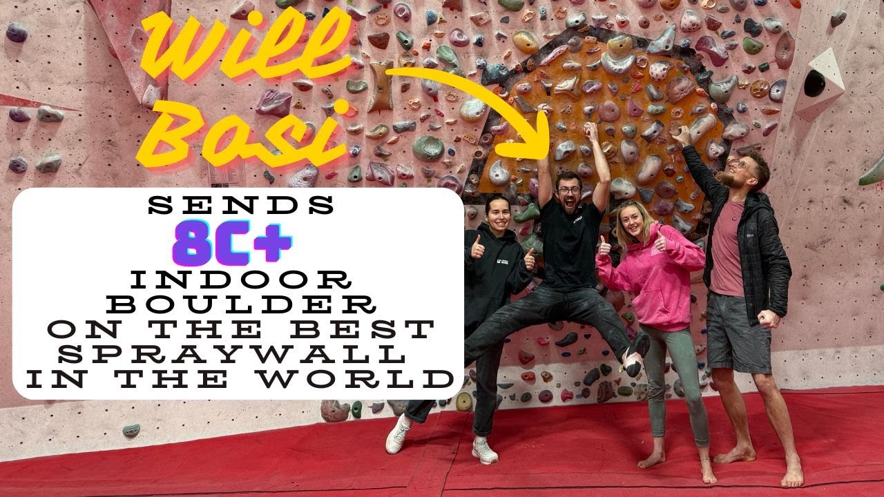 I had a session with Will Bosi on the best spray wall in the World!