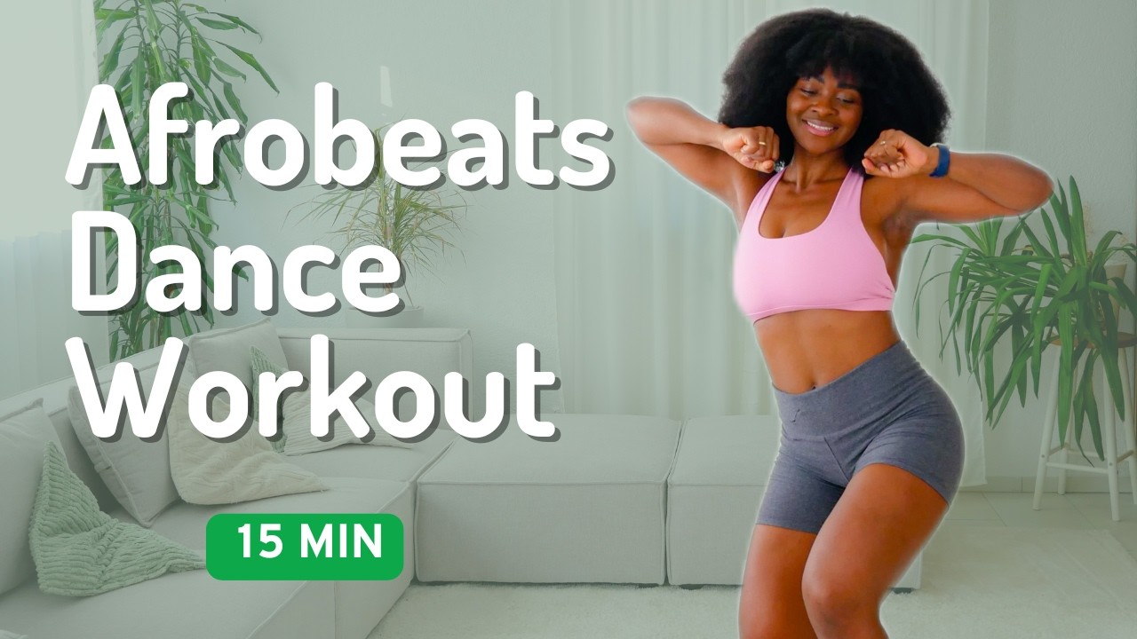 AFROBEATS DANCE WORKOUT | 15 Min Full Body Fat Burn | Fun Cardio
