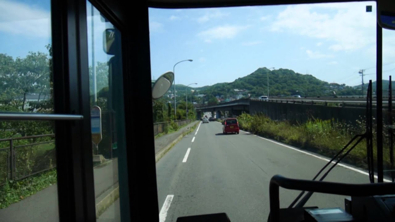 【前面展望】室蘭港～伊達駅前～洞爺湖バスターミナル【道南バス_日本縦断中！】