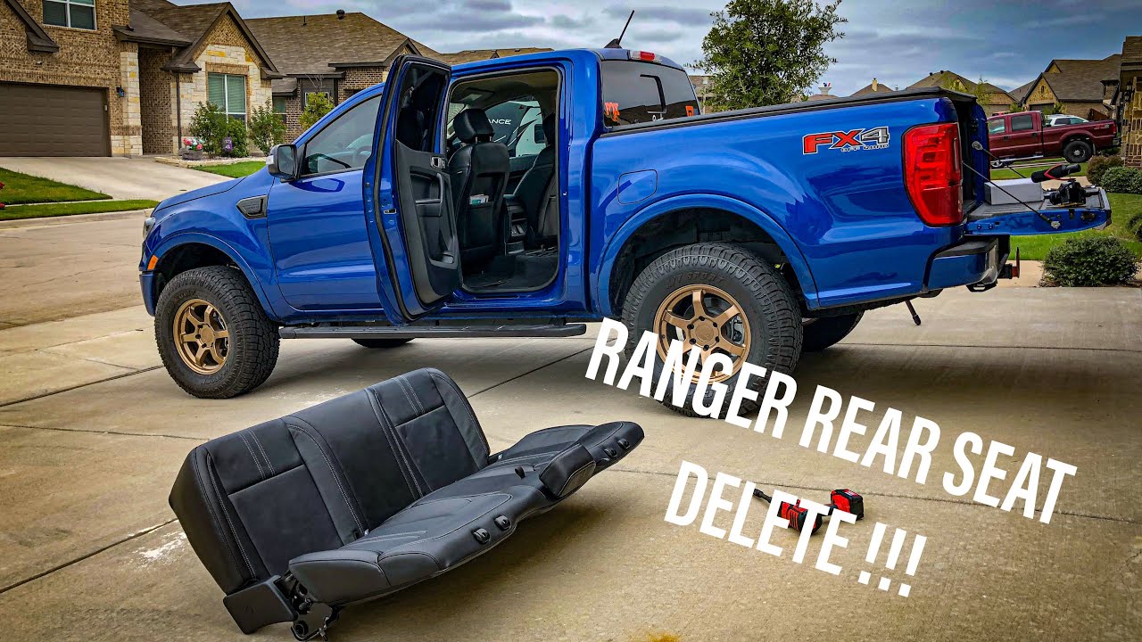 Удалить заднее сиденье Ford Ranger!