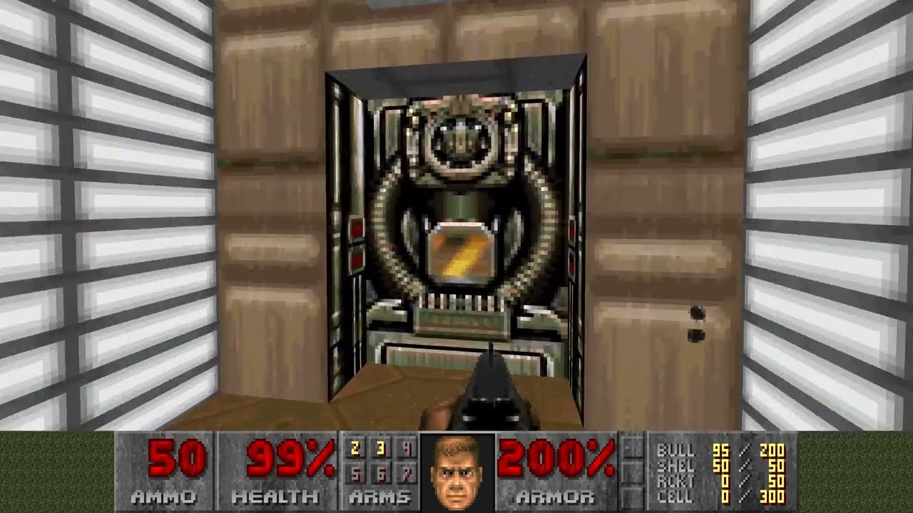 DOOM (1993) - First three levels Gameplay - (No Commentary) [4K60]