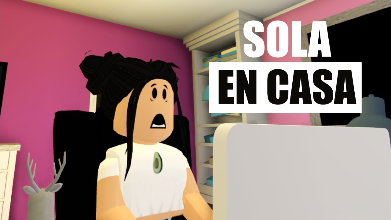 SOLA en Casa | Nunca sabes quién va a visitarte... Historia de TERROR | Roblox