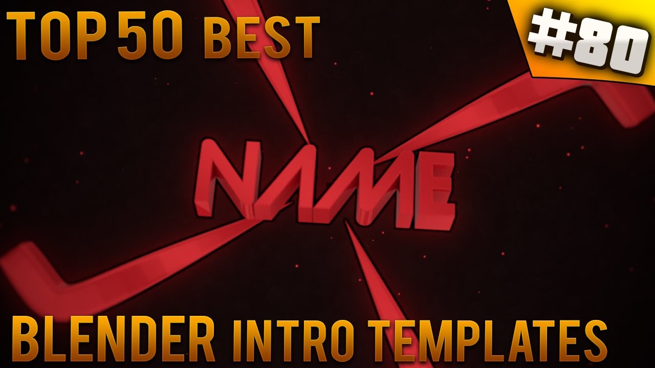 TOP 50 BEST Blender intro templates #80