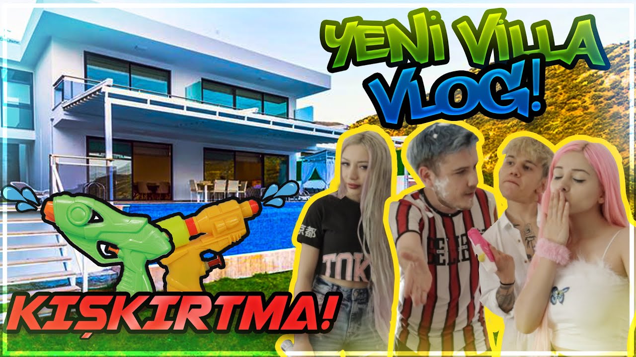 ANTALYA VİLLA VLOGU ! ( SU SAVAŞI YAPTIK / KIŞKIRTMA )