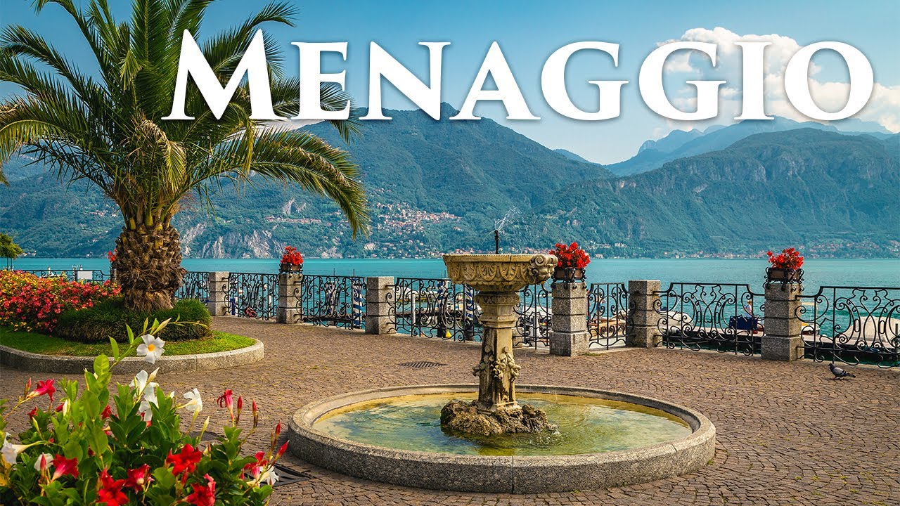 Menaggio, Italy 4K - A Beautiful Town Overlooking Lake Como - Walking Tour, Travel Vlog