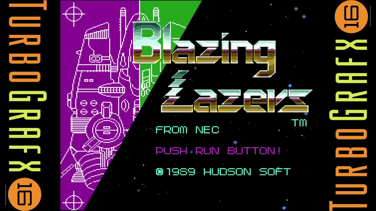 Blazing Lazers (TurboGrafx-16 / PC Engine) Completed 1 Credit, 1CC via MiSTer FPGA