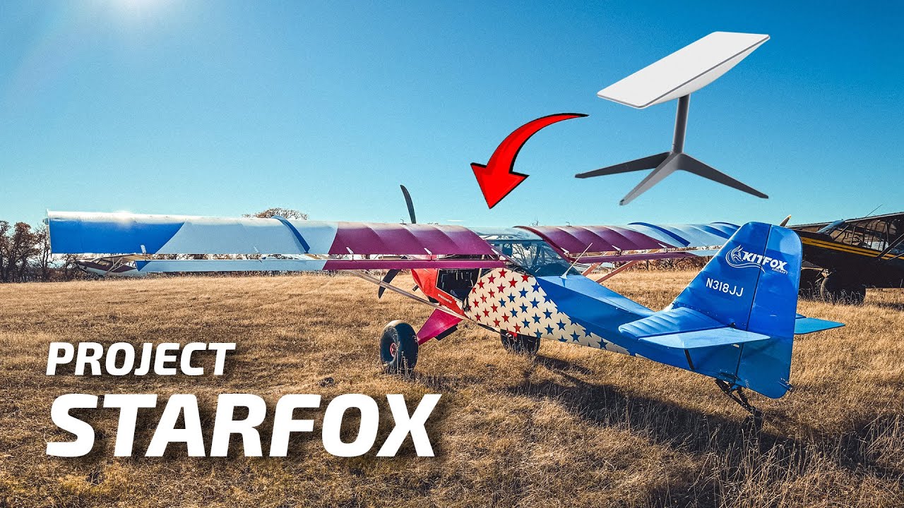 Установка Starlink на мой самолет