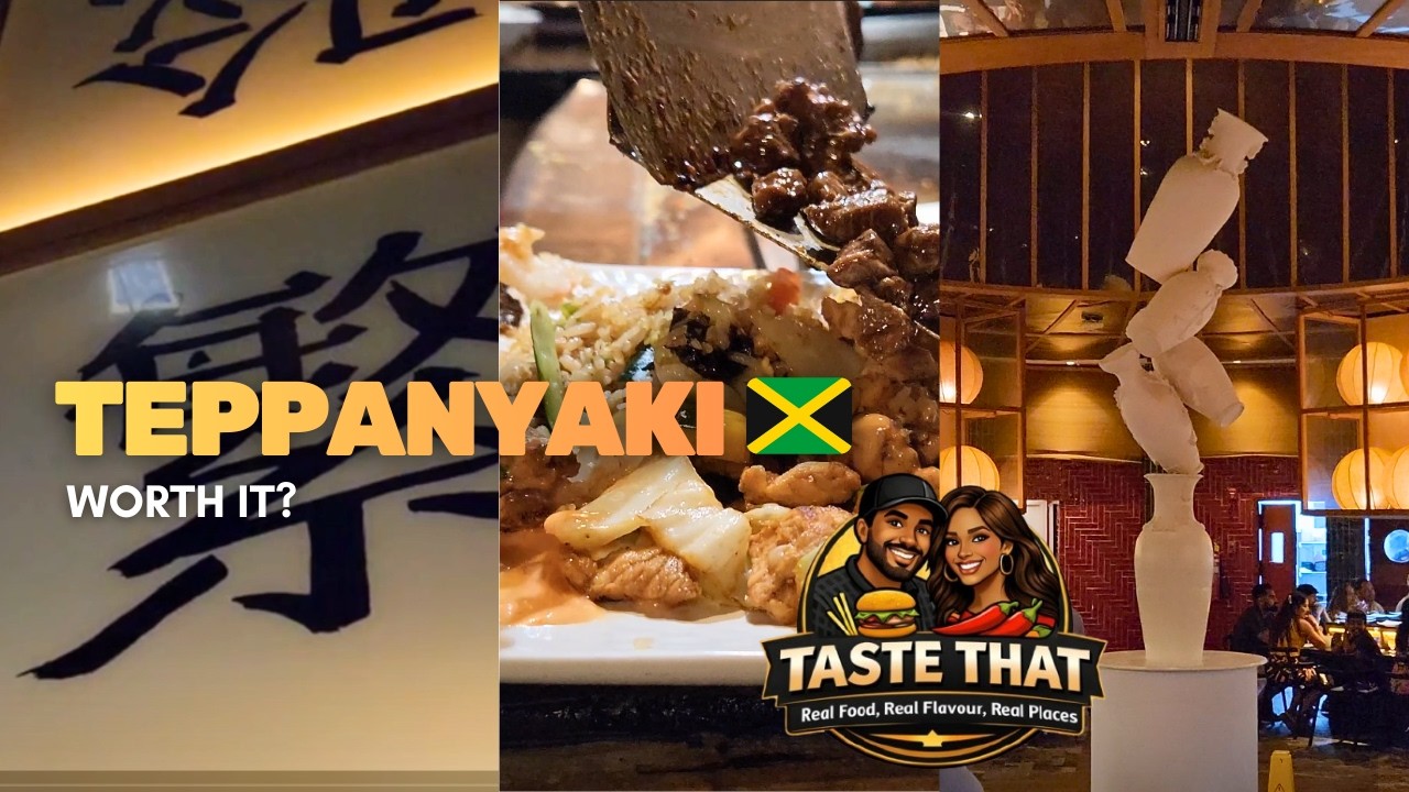 Sakura Ocean Coral Spring Jamaica 🇯🇲🔥 Teppanyaki Grill Experience | Food Review