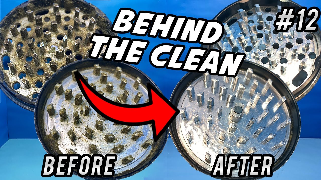 How To Clean a STICKY and DIRTY Grinder┃ Behind The Cleans #12