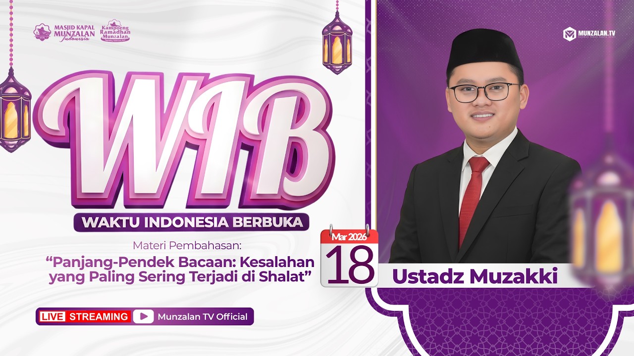🔴 [LIVE] WIB : Kenapa Kita Lancar Baca Qur'an, Tapi Tetap Banyak yang Salah? | Ustadz Muzakki