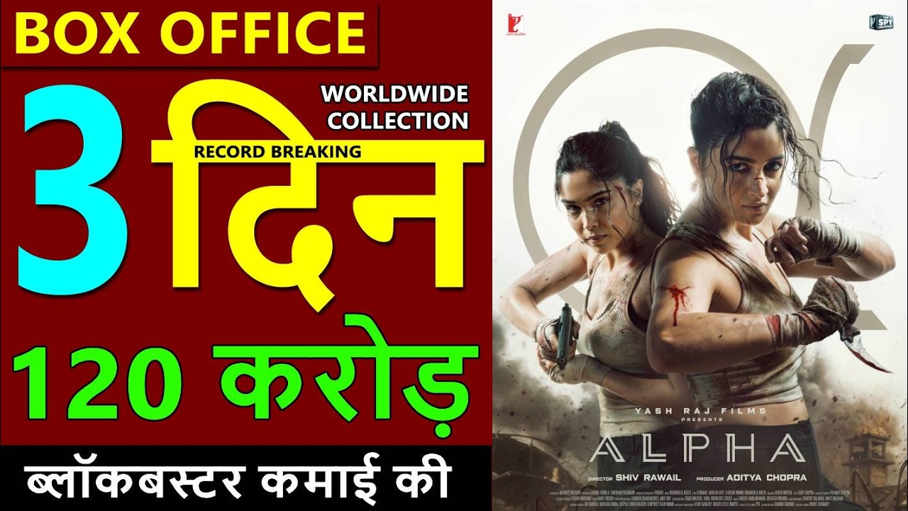 Alpha Box Office Collection Day 3, alpha total worldwide Collection, alia bhatt, sharvari, bobby