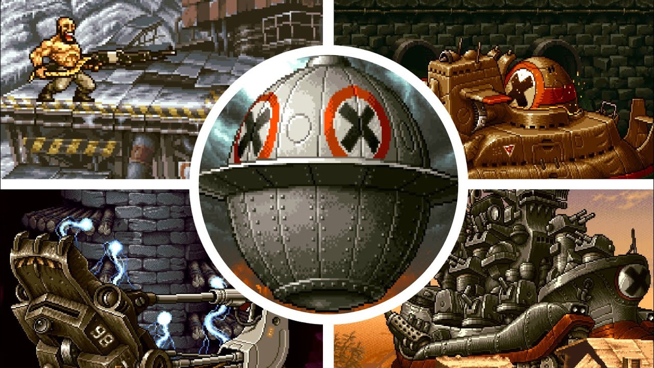 Metal Slug 2 - All Bosses Level 8 [Arcade] [No Damage]