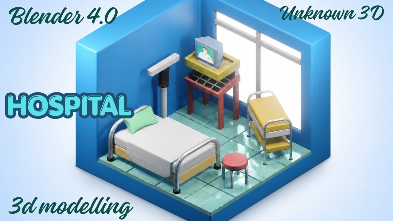 Let's Model Hospital in Blender 3.0