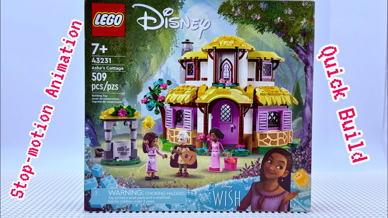 LEGO 43231   Asha's Cottage   Stop motion Animation