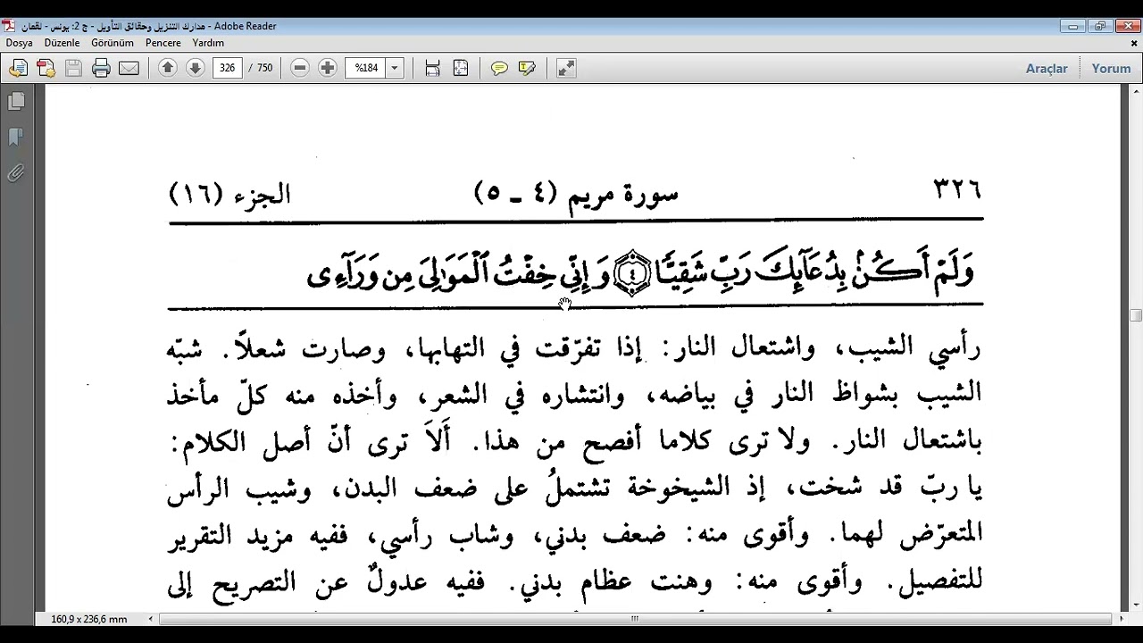 MERYEM SÜRESİ NESEFİ TEFSİRİ 3.DERS
