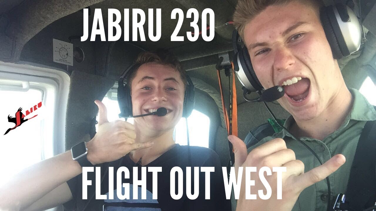 Two 16 Year Old's Heading West | Jabiru 230 | Cockpit Audio