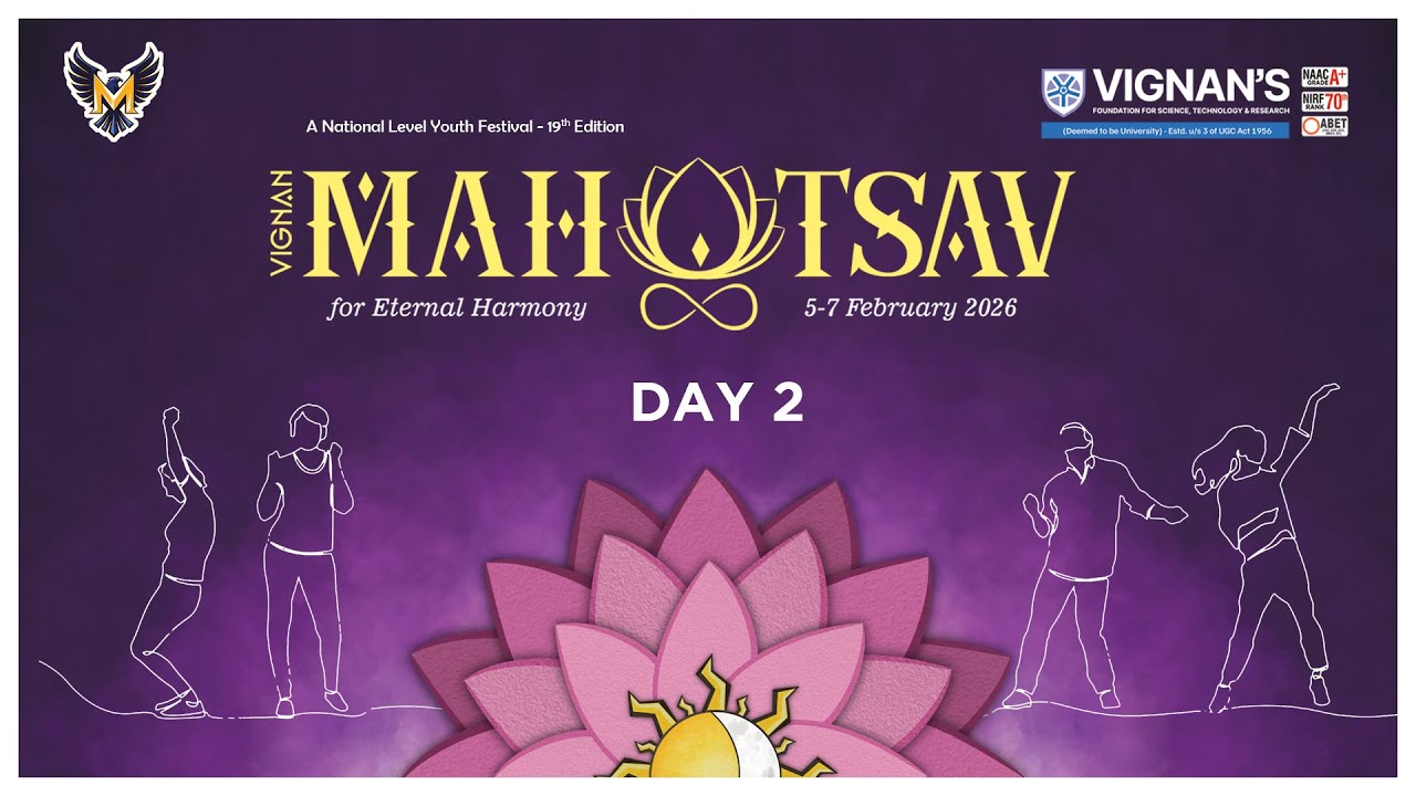 Mahotsav 2K26 Day 2 🔥 Unstoppable Energy at Vignan’s University