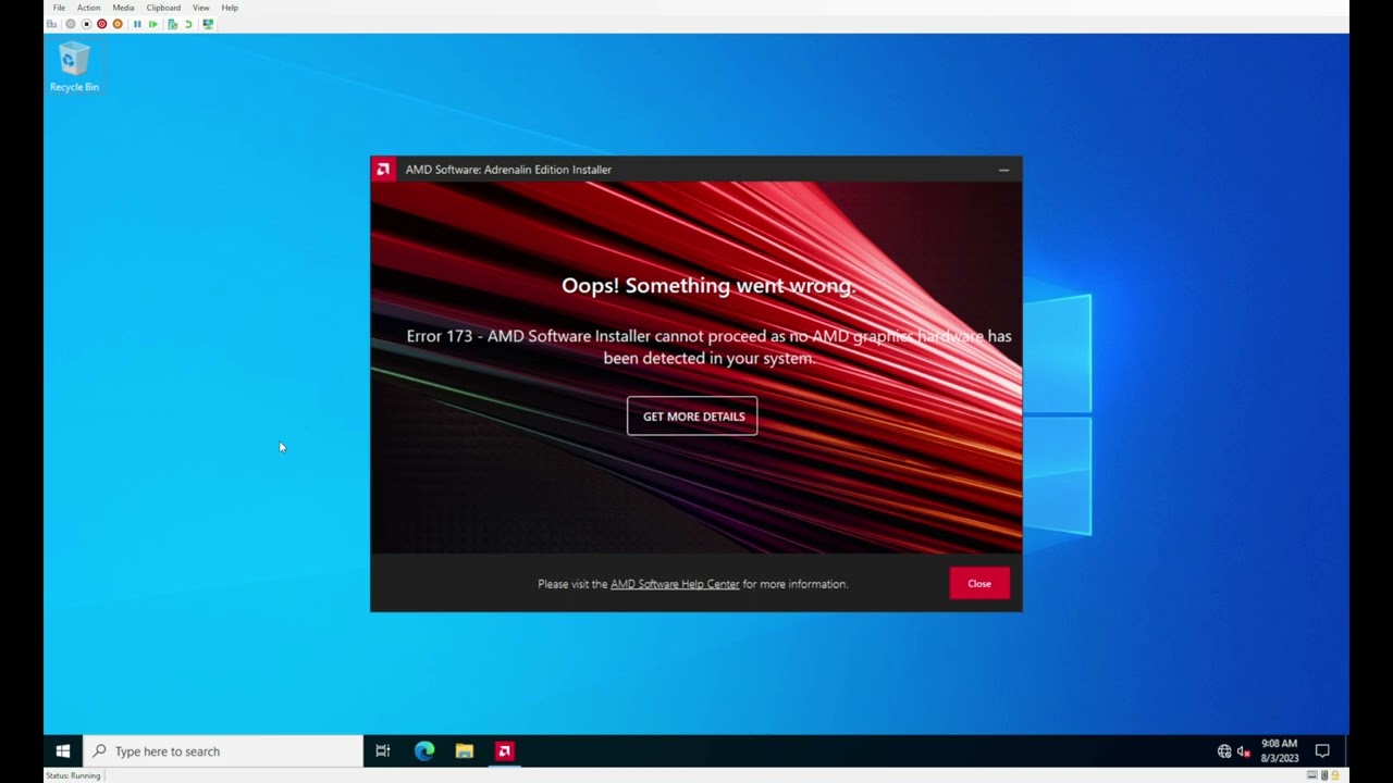Installing AMD GPU Driver ON Server 2025 / 2022 / 2019 / 2016