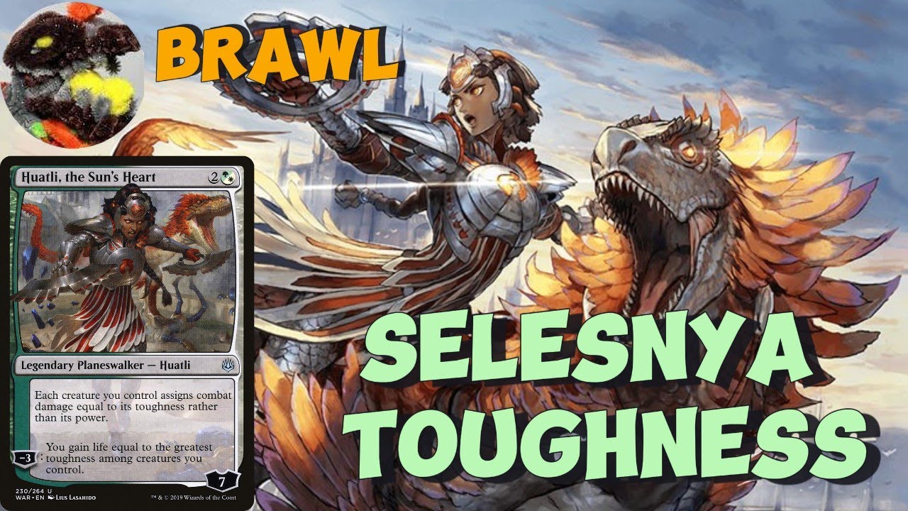 From Defense to Offense! Huatli, Sun's Heart (Brawl)