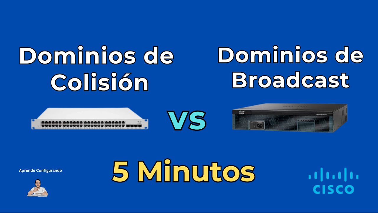 Dominios de Colisi&oacute;n vs Dominios de Broadcast en 5 Minutos | CCNA 2026