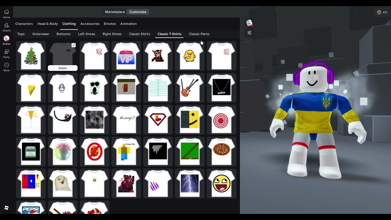 Roblox  делаю скин 3 части