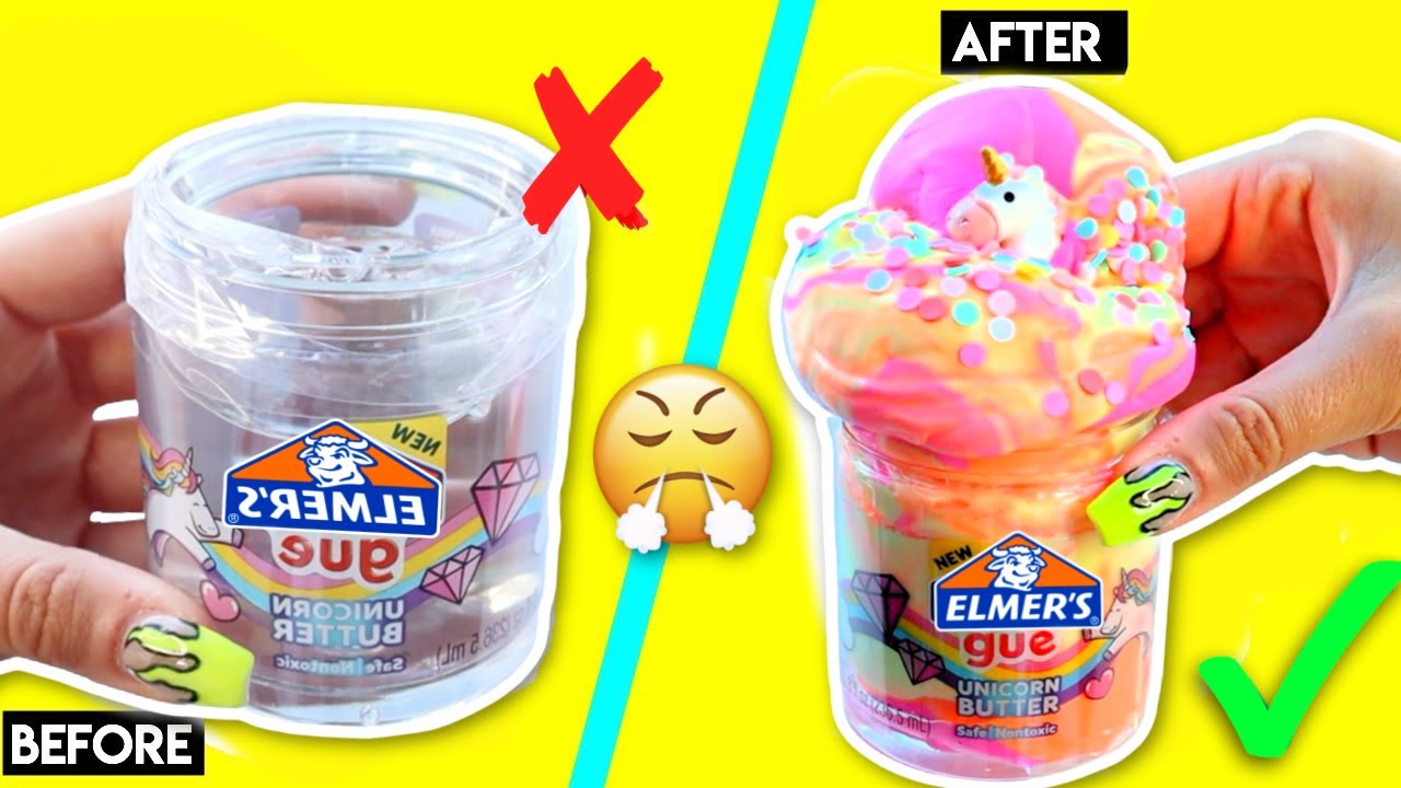 FIXING *NEW* Elmer's Slime Gue! *extreme slime makeover*