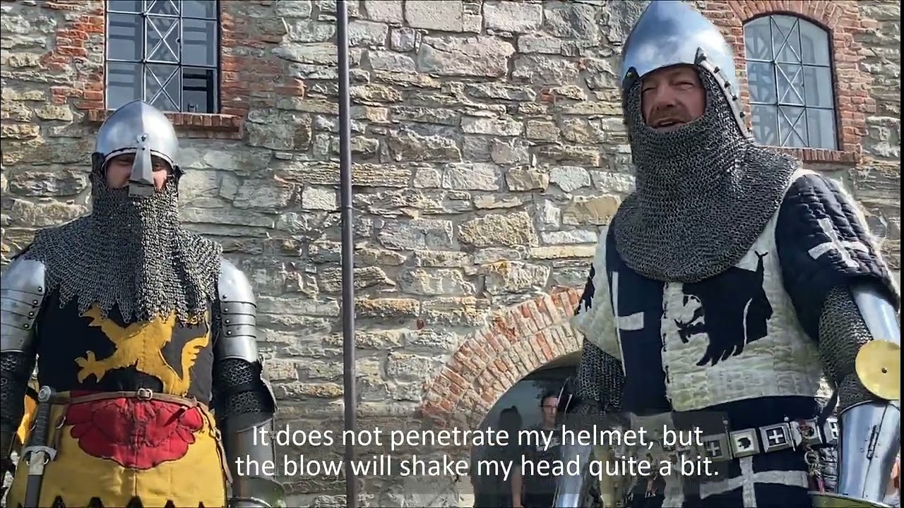 Demonstration 14th century combat Hamar 2025