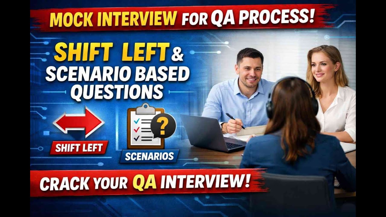 QA Mock Interview: Shift-Left Approach + Scenario-Based Questions