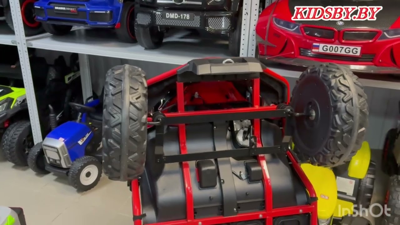 Детский электромобиль Baby Driver Buggy арт. T111 Двухместный, усиленный аккумулятор 24V/10AH