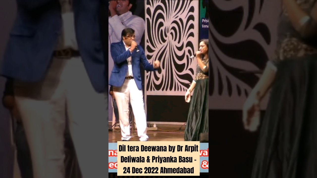 Dil tera Deewana by Dr Arpit Deliwala & Priyanka Basu on 24 Dec 2022 #shorts #rafi #lata #shammi