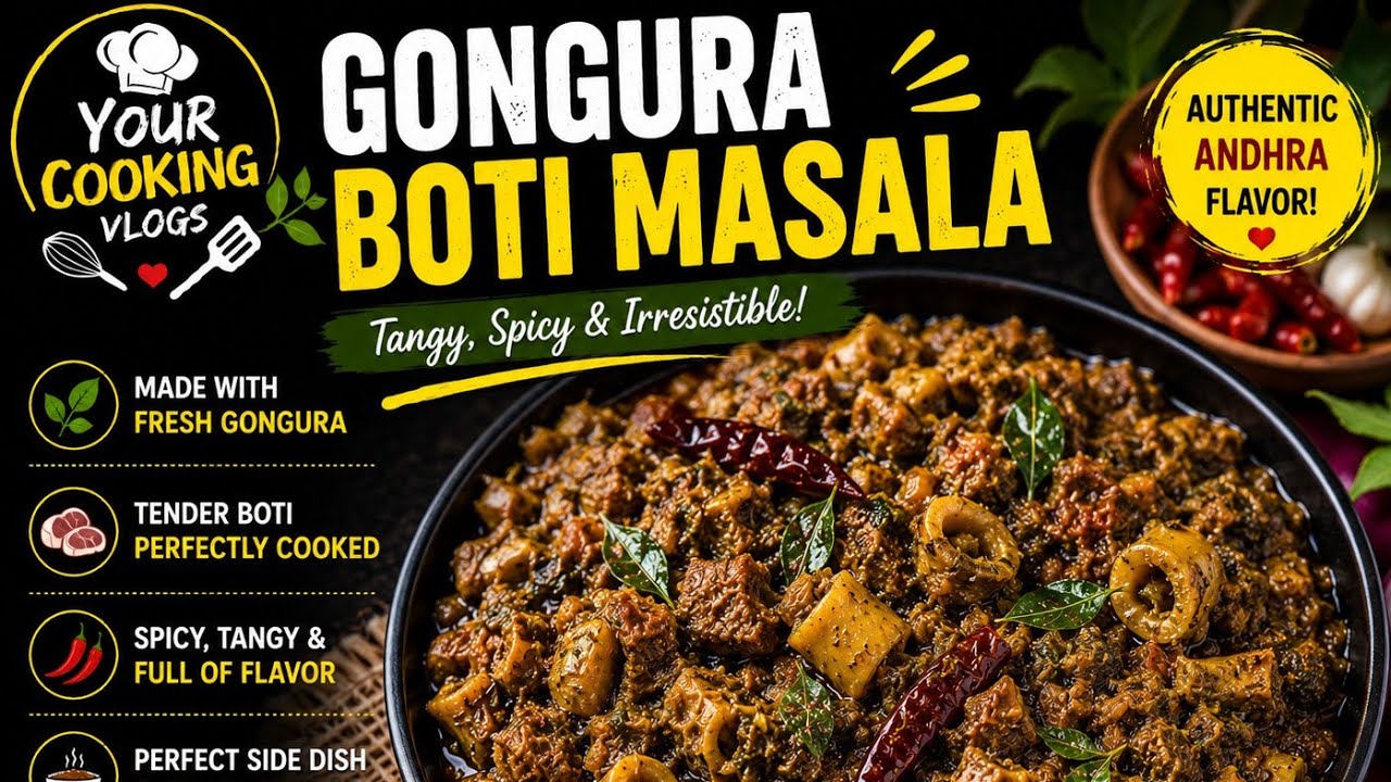 Gongura Boti Curry
