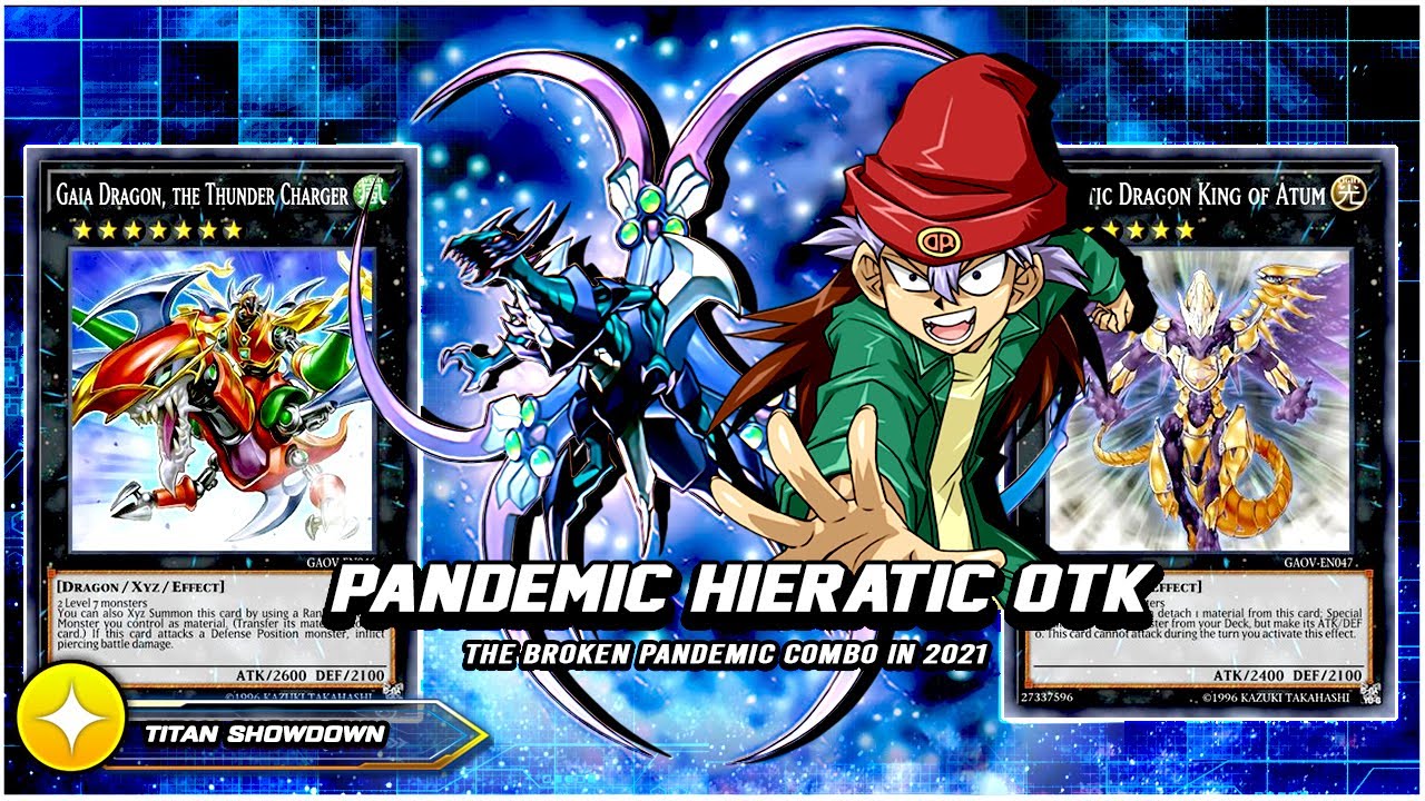 BROKEN OTK PANDEMIC DRAGON TITAN SHOWDOWN COMBO FT HIERATIC!! [Yu-Gi-Oh! Duel Links]