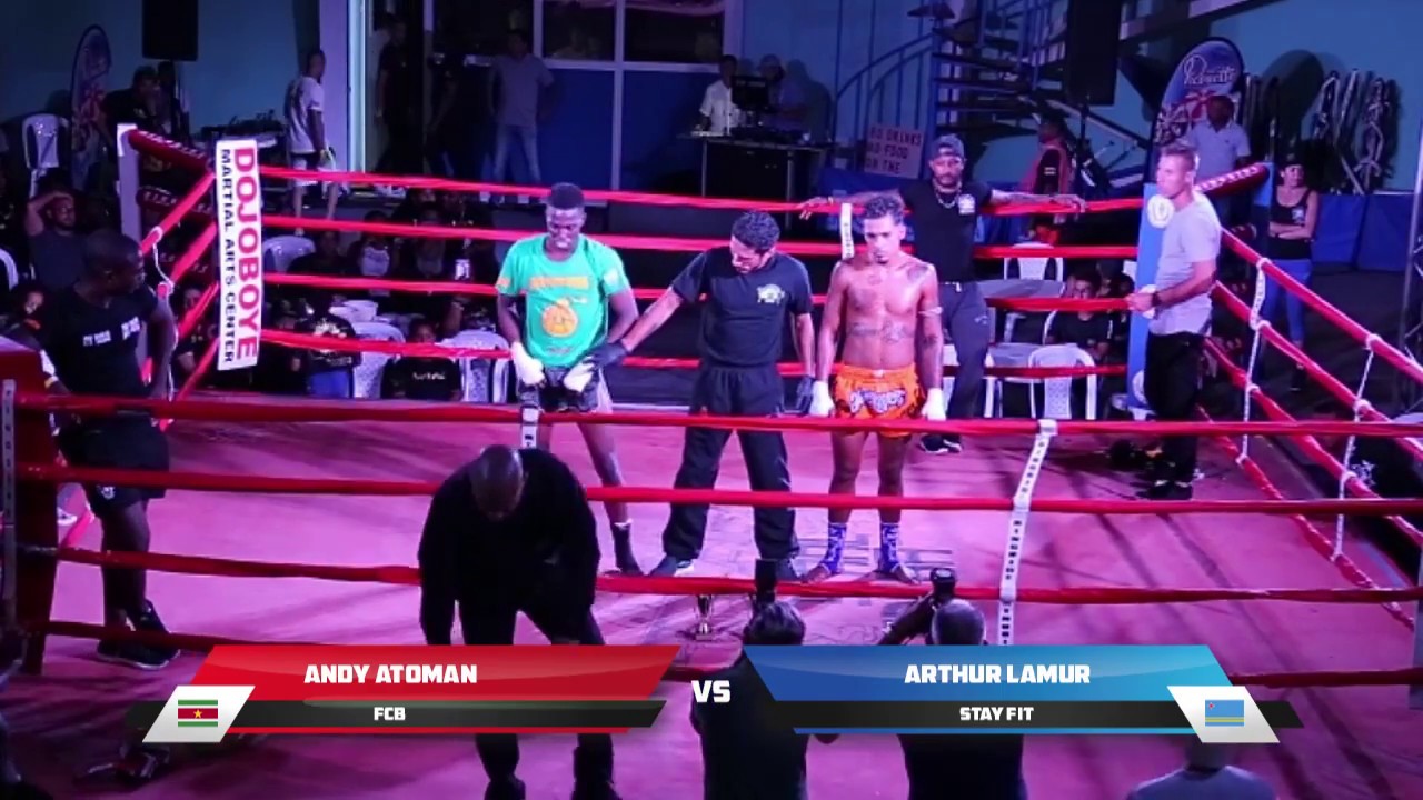 Andy Atoman (Suriname) vs Arthur Lamur (Aruba)