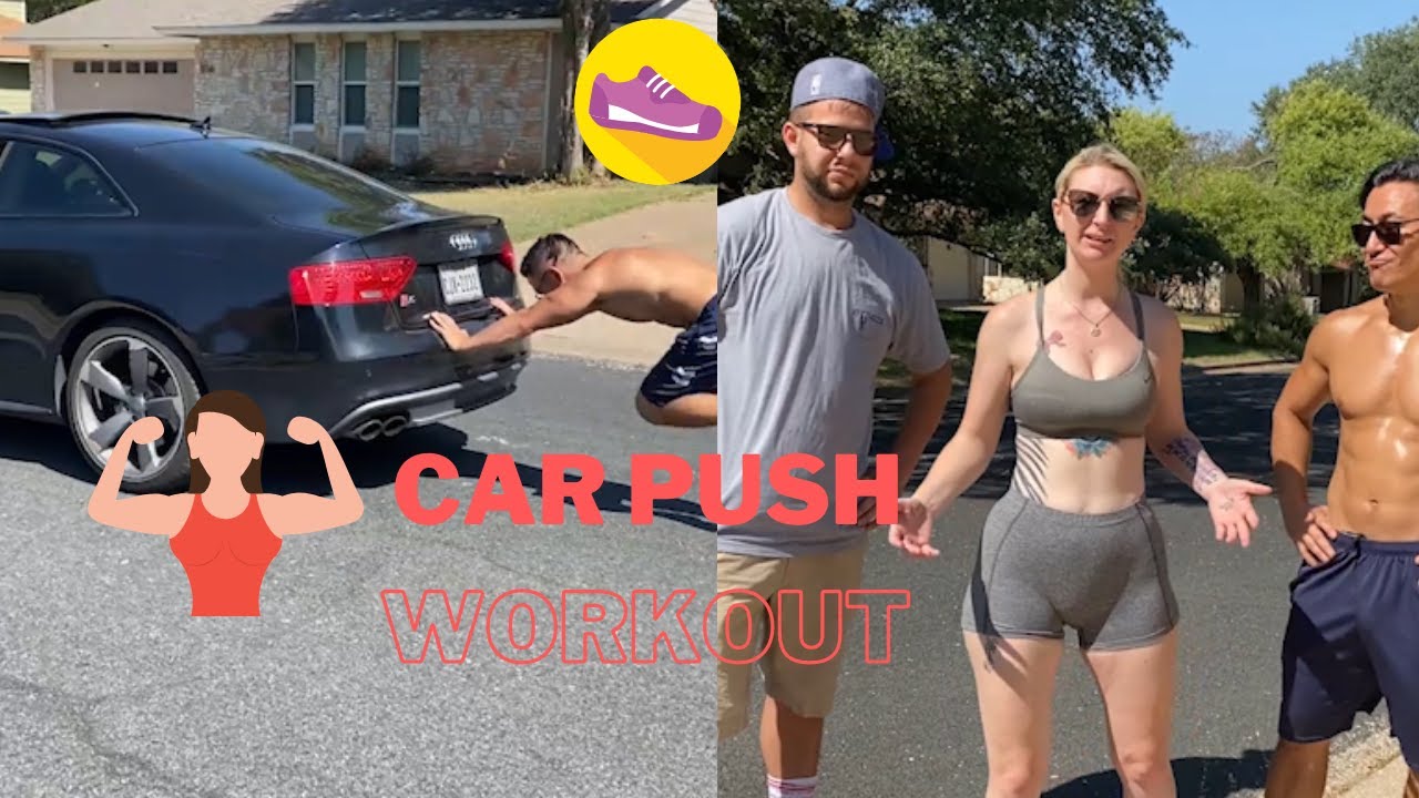 Fitness Vlog | Car Push Workout | New Member To Fitness?? |